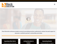 Tablet Screenshot of fleckeducation.com